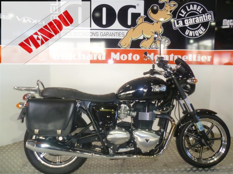 livraison en france métropolitaine TRIUMPH BONNEVILLE 865 SE NOIRE 2009 OCCASION GUICHARD MOTO MONTPELLIER HERAULT 34