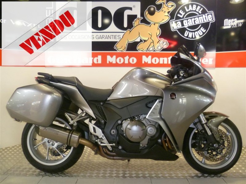 HONDA VFR 1200 FA GRISE 2010 OCCASION GUICHARD MOTO MONTPELLIER HERAULT 34