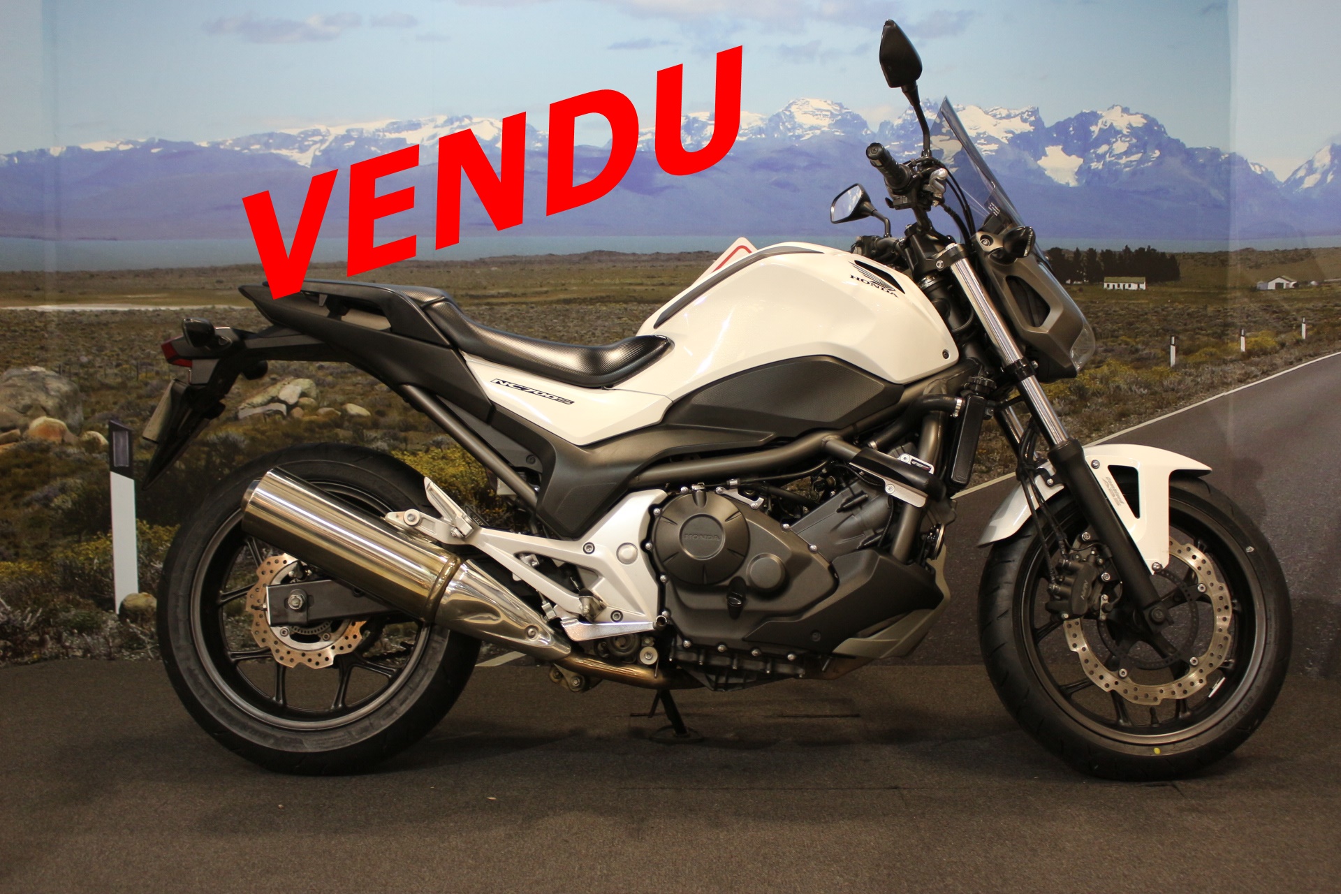 HONDA NC 700 S ABS BLANC 2012 OCCASION