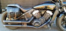 INDIAN SCOUT BOBBER NOIRE A2 2018 OCCASION CHEZ GUICHARD MOTO A MONTPELLIER DANS L'HERAULT