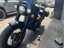 Indian Chief Bobber black smoke occasion Montpellier Hérault