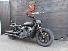Indian Scout bobber Echappement Jaykill & Mr Hyde