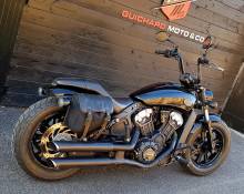 INDIAN SCOUT BOBBER NOIRE A2 2018 OCCASION CHEZ GUICHARD MOTO A MONTPELLIER DANS L'HERAULT