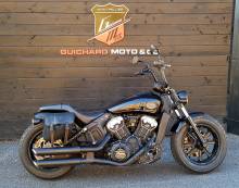 INDIAN SCOUT BOBBER NOIRE A2 2018 OCCASION CHEZ GUICHARD MOTO A MONTPELLIER DANS L'HERAULT