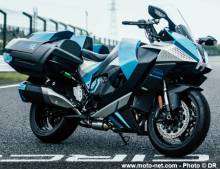 La moto à hydrogène Kawasaki aux 8 Heures de Suzuka 2024 MONTPELLIER GUICHARD MOTO